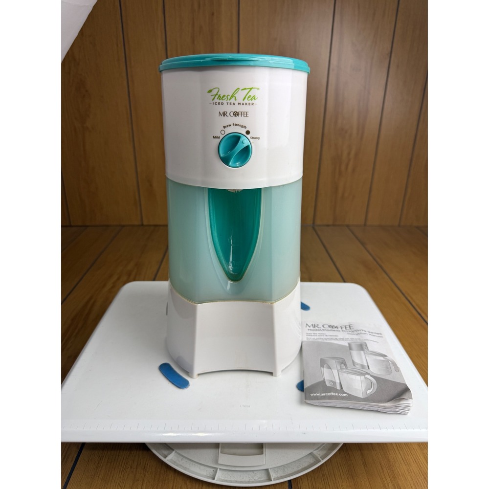 Mr. Coffee Fresh Tea Iced Tea Maker TM70 TM75 Series White Teal Base Only